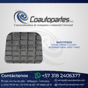 PEDAL FRENO Y CLOSH INTERNACIONAL 4300 Y 4600
