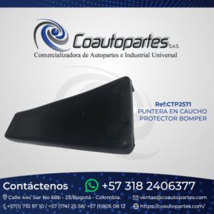 PUNTERA EN CAUCHO PROTECTOR BOMPER
