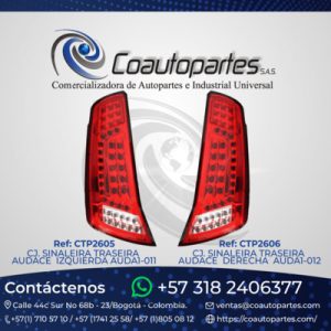 CJ. SINALEIRA TRASEIRA AUDACE DERECHA AUDA1-012 GENERICO