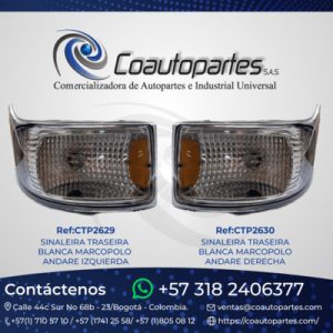 SINALEIRA TRASEIRA BLANCA MARCOPOLO ANDARE DERECHA