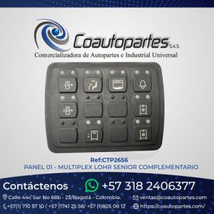 PANEL 01 - TECLAS MULTIPLEX LOHR SENIOR COMPLEMENTARO FASE1 11022226-10796958 LH7.3.00072-LH7.3.000903