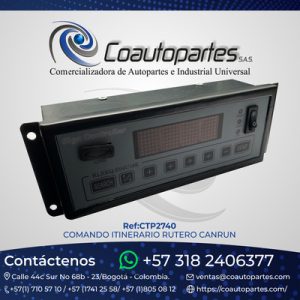 COMANDO ITINERARIO RUTERO CANRUN CHINO 10902447