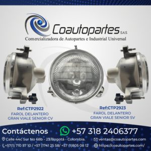 FAROL DELANTERO GRAN VIALE/SENIOR SV IAM 5783417432