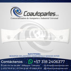 BOMPER DELANTERO MARCOPOLO SENIOR INTER 10795971