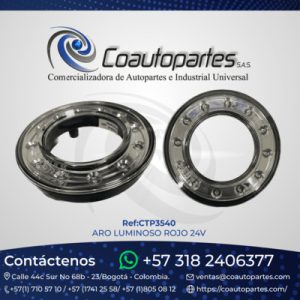 ARO LUMINOSO ROJO 24V 2SA 008 405-011 ELE0050036