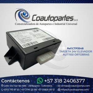 TARJETA 24V ELEVADOR AUT1100 ORTOBRAS 20032011