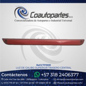 LUZ DE GALIBO SUPERIOR TRASERO CENTRAL 10976351