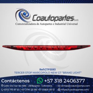 TERCER STOP MARCOPOLO NEW G7 BRAKE LIGHT 10008099