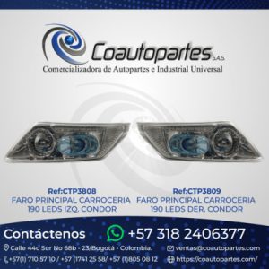 FARO PRINCIPAL CARROCERIA 190 LEDS IZQ. CONDOR
