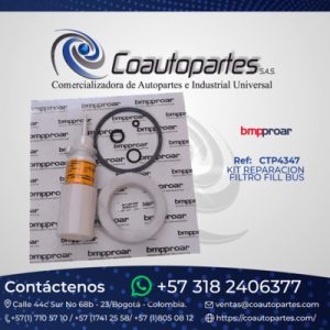 KIT REPARACION FILTRO FILL BUS