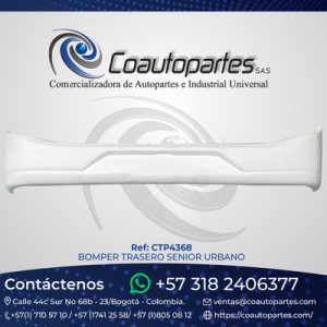 BOMPER TRASERO SENIOR URBANO 10769695