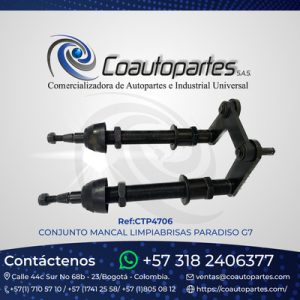 CONJUNTO MANCAL LIMPIABRISAS PARADISO G7 19718