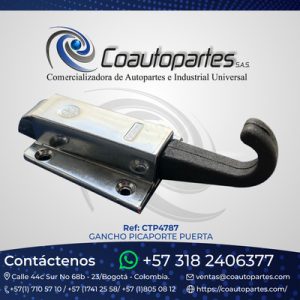 GANCHO PICAPORTE PUERTA 5661