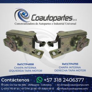 CHAPA INTERNA DERECHA TAPA MOTOR G7 10141711