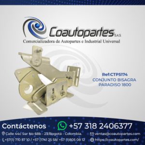 CONJUNTO BISAGRA PARADISO 1800 10253411