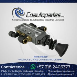VALVULA 5-2 VIAS CON DESFOGUE BMP 17210121