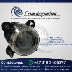 FARO 90mm LED LUZ BAJA ANILLO POBLACION DASTERI BUSSCAR
