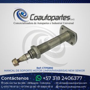 MANCAL DE SOPORTE MOTOR LIMPIAPARABRISAS NEW SENIOR GMOVIL GREEN MOVIL 11973147