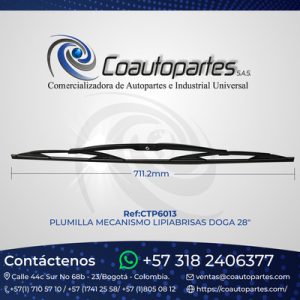 PLUMILLA MECANISMO LIPIABRISAS DOGA 28"