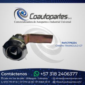 CHAPA TRIANGULO G7 26045162