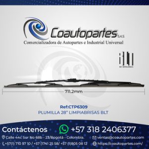 PLUMILLA 28" LIMPIAPARBRISAS BLT
