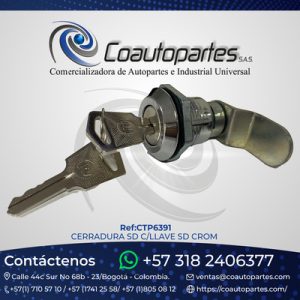 CERRADURA SD C/LLAVE SD CROM 0407522