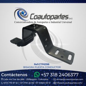 BISAGRA PUERTA CONDUCTOR 11569638