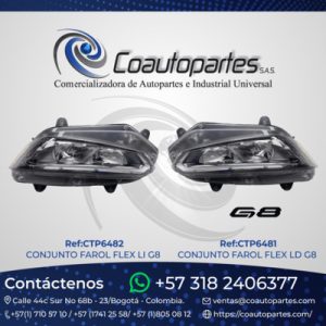 CONJUNTO FAROL FLEX LD/LD G8