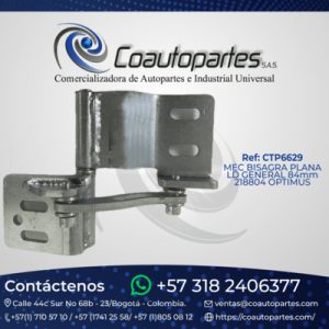 MEC BISAGRA PLANA LD GENERAL 84 MM 218804 OPTIMUS