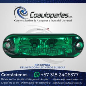 DELIMITADORA LED VERDE BUSSCAR MA01-C01-010